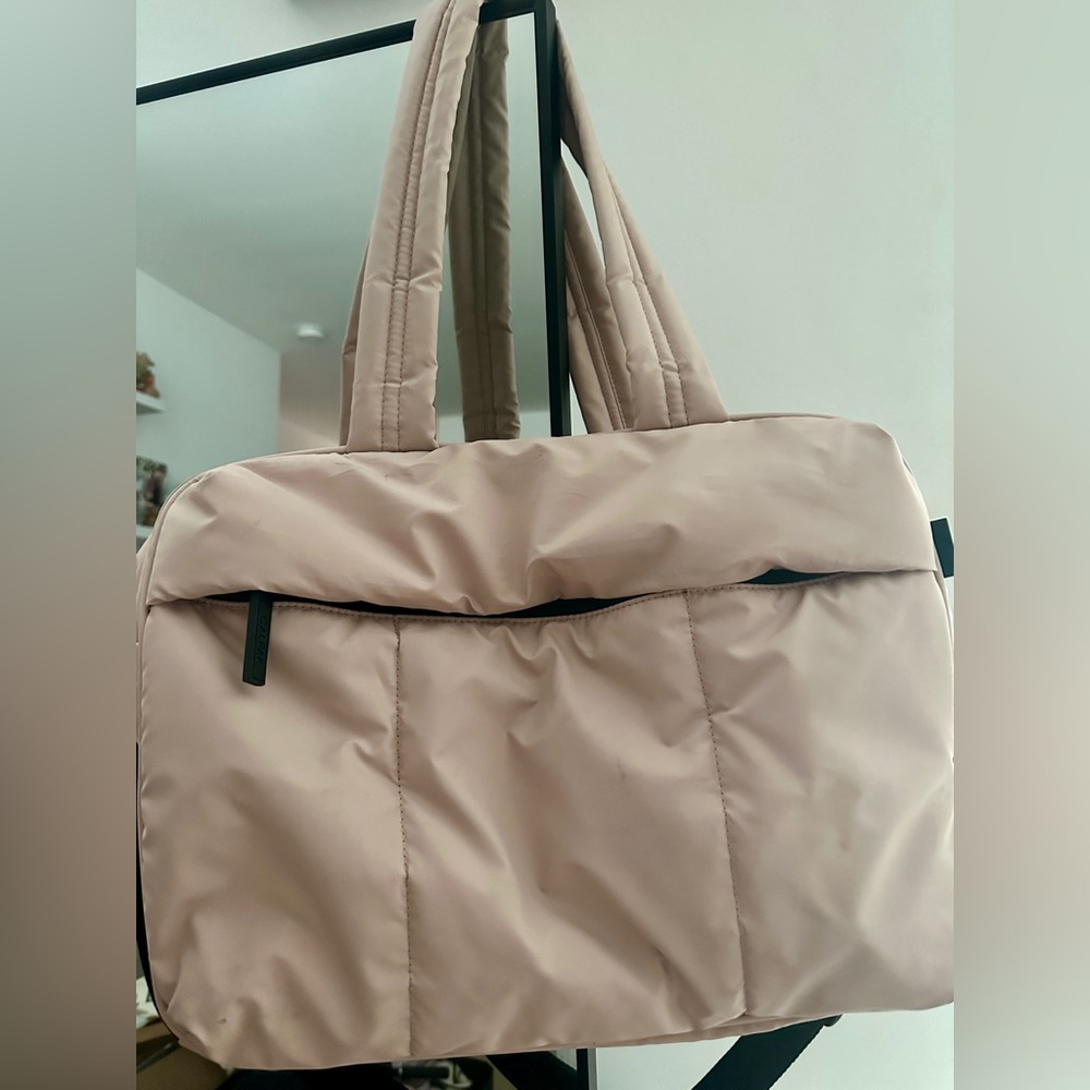 Calpak Luka Duffel in Rose Quartz